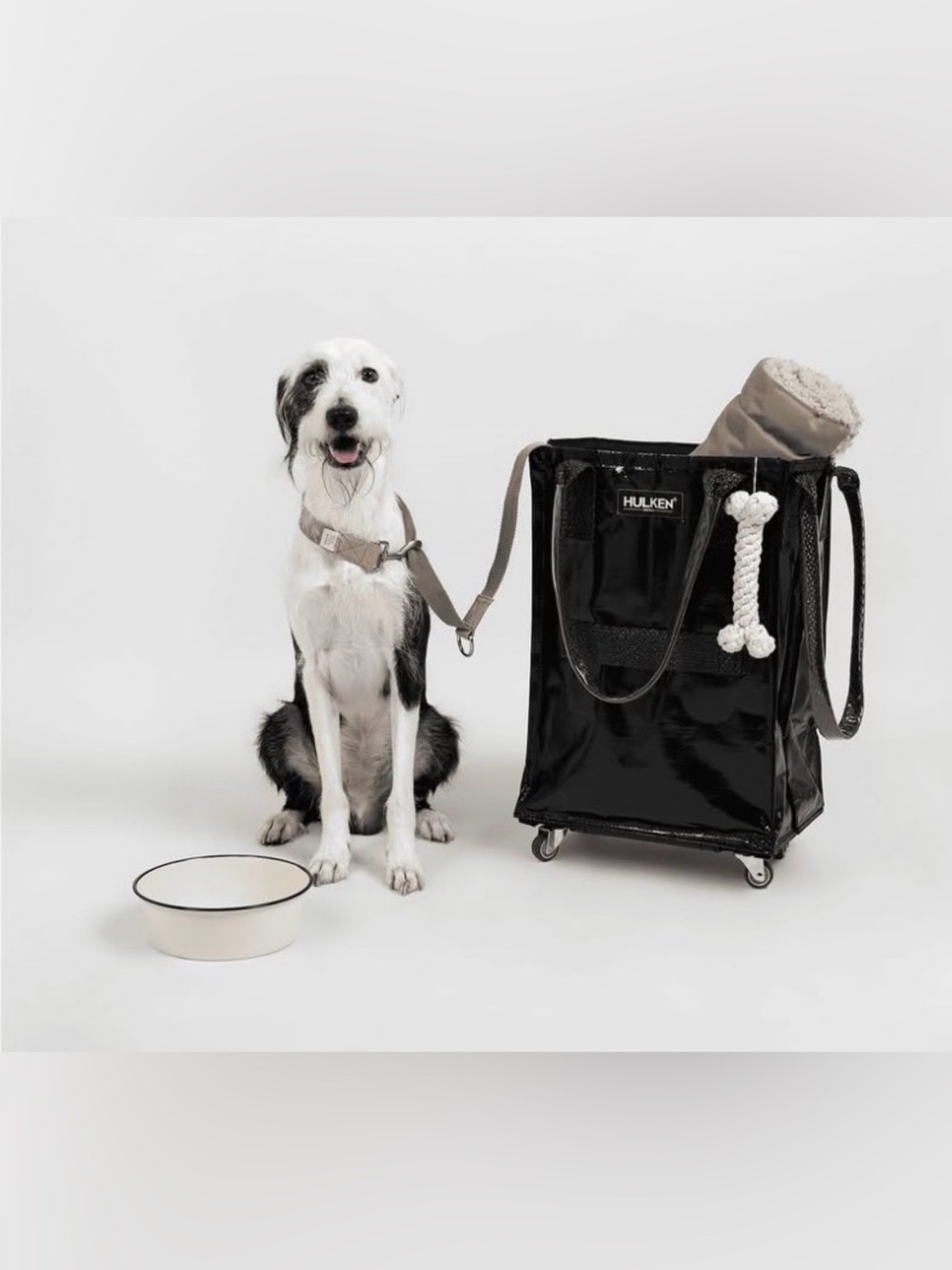 Hulken Medium Signature Rolling Tote Bag-Black Unisex
(Sep 026)